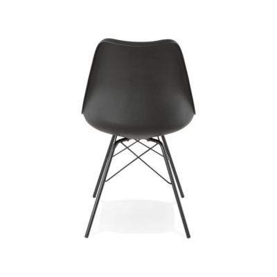 Chaise Design "Tripoli" 83cm Noir