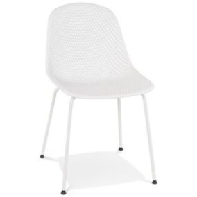 Chaise Design "Venturia" 82cm Blanc