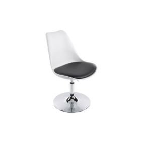 Chaise design Victoria Blanc et noir