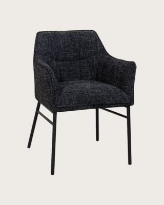 Chaise en tissu et pieds métal - Uniqka