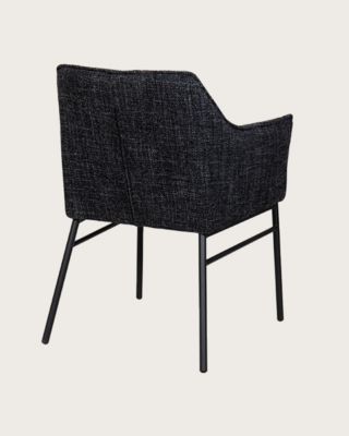 Chaise en tissu et pieds métal - Uniqka