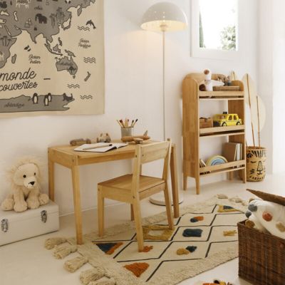 Chaise enfant "Robin" hévéa - Atmosphera Créateur d'intérieur