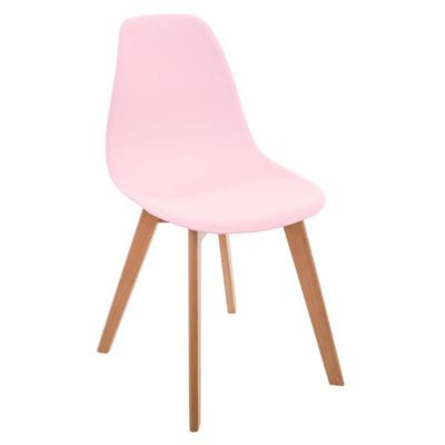 Chaise enfant "Scandinave" rose - Atmosphera