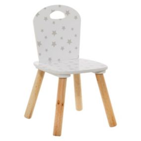 Chaise Enfant étoile "Douceur" 50cm Blanc