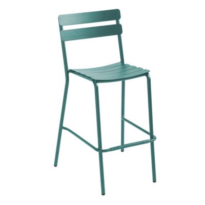 Chaise haute de terrasse vert foncé  Oviala