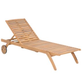 Chaise longue Bois Bois clair CESANA