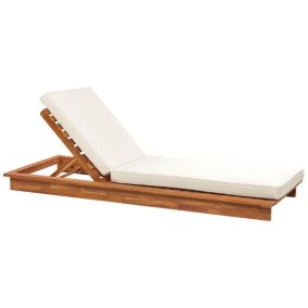 Chaise longue Bois Bois clair GRANARI