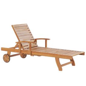 Chaise longue Bois Bois clair JAVA