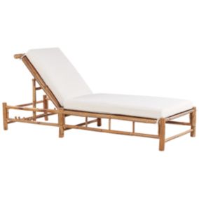 Chaise longue Bois Bois clair LIGURE