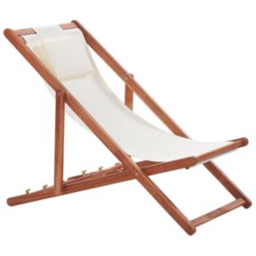 Chaise longue Bois Bois foncé AVELLINO