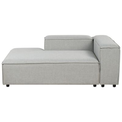 Chaise longue côté droit ARDAL Tissu Gris clair