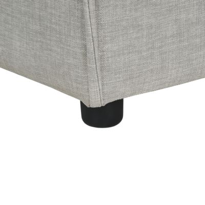 Chaise longue côté droit ARDAL Tissu Gris clair