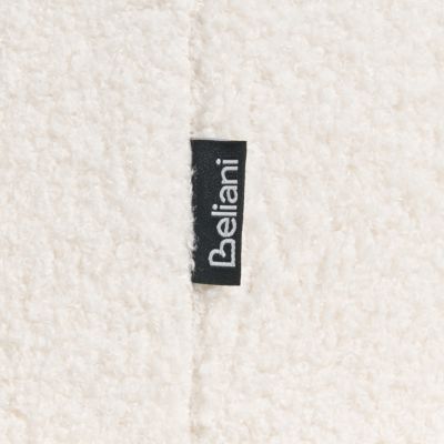 Chaise longue côté gauche VALREAS Bouclé Blanc cassé
