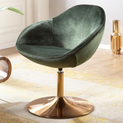 Chaise longue Tissu 70x79x70 cm Fauteuil club Tournante Salon Rembourrée FineBuy