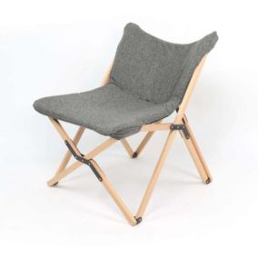 Chaise mobili rebecca polyester 84 cm gris