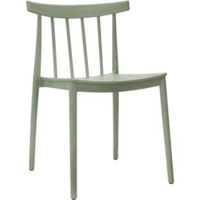 Chaise oviala tissu 76 cm vert