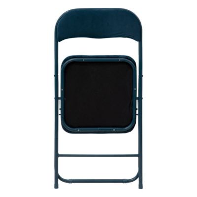Chaise pliante en velours bleu - 5five