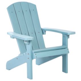 Chaise pour enfant Bois d'ingénierie Bleu clair ADIRONDACK