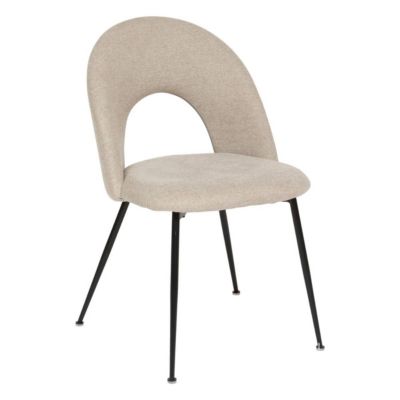 Chaise "Raven" beige - Atmosphera Créateur d'intérieur