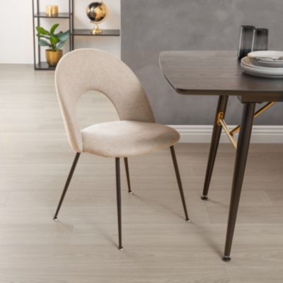 Chaise "Raven" beige - Atmosphera Créateur d'intérieur