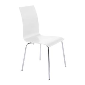 Chaise repas design Classic Blanc