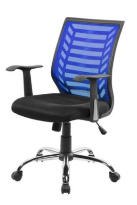 Chaise à Roulettes Caméléon, Réglable bleu