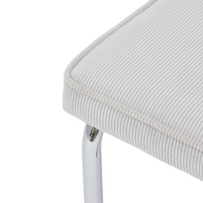 Chaise "Sersi" pieds en acier gris perle - Atmosphera
