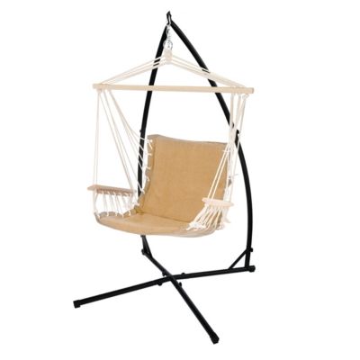 Chaise suspendue Terra Cotta 120 kg + support en métal