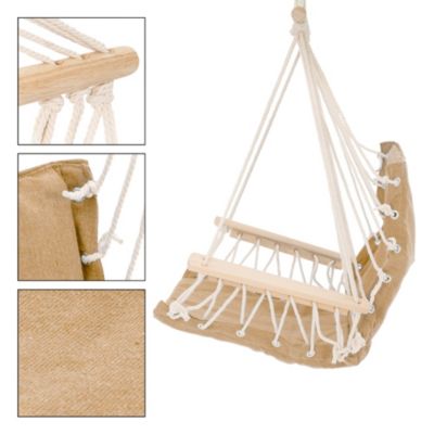 Chaise suspendue Terra Cotta 120 kg + support en métal