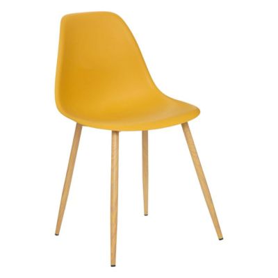 Chaise "Taho" 44cm ocre - Atmosphera Créateur d'intérieur