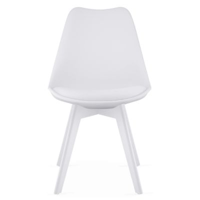 Chaise VALORA RIXK - Design ergonomique blanc pour salon x4