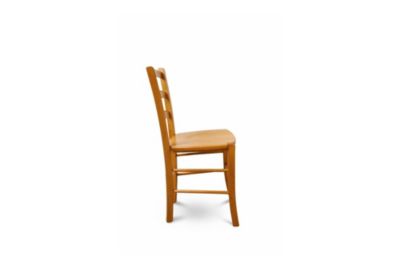 Chaises bois assise bois (lot de 2) - TINA