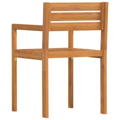 Chaises de jardin 4 pièces 50x53x80 cm Bois massif Acacia vidaXL