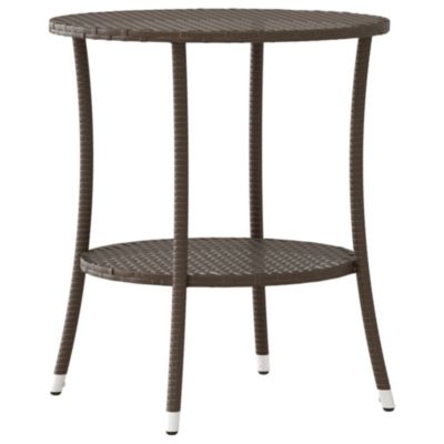 Chaises de jardin inclinables lot de 2 et table résine tressée vidaXL