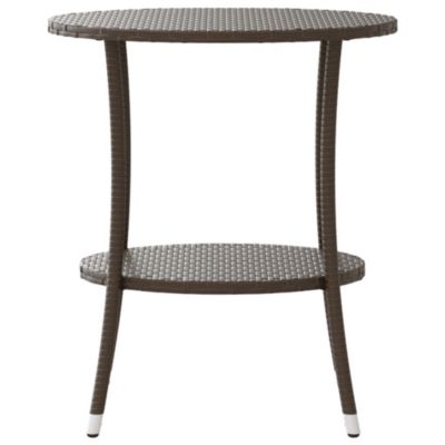 Chaises de jardin inclinables lot de 2 et table résine tressée vidaXL