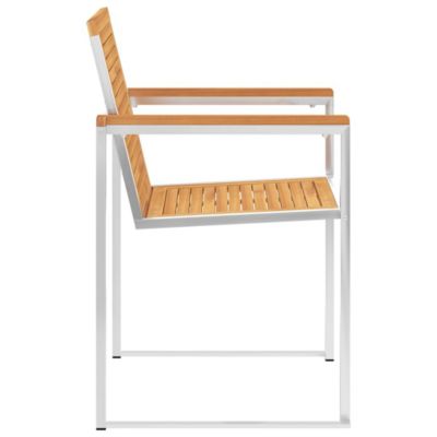 Chaises de jardin lot de 6 avec coussins Bois de teck massif vidaXL
