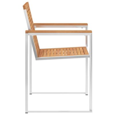 Chaises de jardin lot de 6 avec coussins Bois de teck massif vidaXL