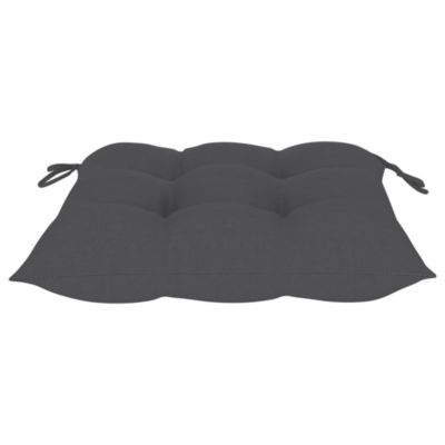 Chaises de jardin lot de 6 avec coussins Bois de teck massif vidaXL