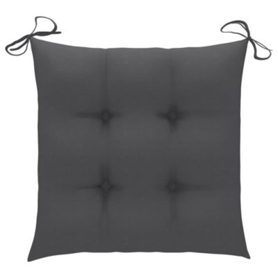 Chaises de jardin lot de 6 avec coussins Bois de teck massif vidaXL