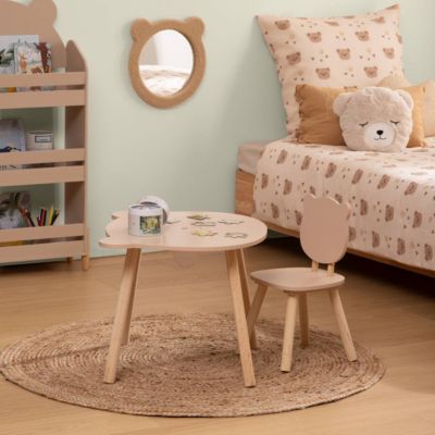 Chaises de table enfant Douceur beige L26xp26xH49cm - Atmosphera Créateur d'intérieur