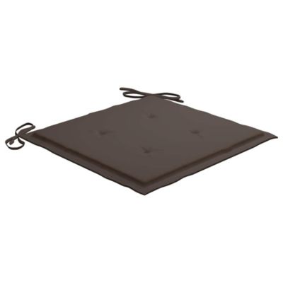 Chaises pliantes 4 pièces avec coussins en bois d'acacia massif vidaXL