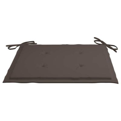 Chaises pliantes 4 pièces avec coussins en bois d'acacia massif vidaXL