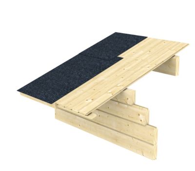 Chalet de loisirs SKAN HOLZ Bern 2, 420x560cm, 45mm, chalet de base, toit non isolable