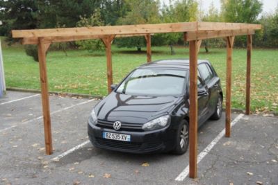 Chalet & Jardin Carport en bois sans couverture Delahaye 15 m²