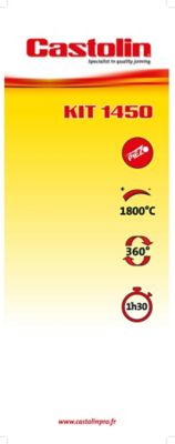 Chalumeau bi-gaz toutes positions piezo Castolin