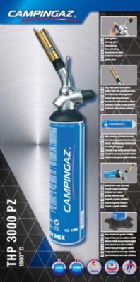 Chalumeau Campingaz THP3000 PZ allumage piezo fonctionne sur cartouche type CG3500