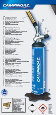 Chalumeau Campingaz THP3000 PZ allumage piezo fonctionne sur cartouche type CG3500