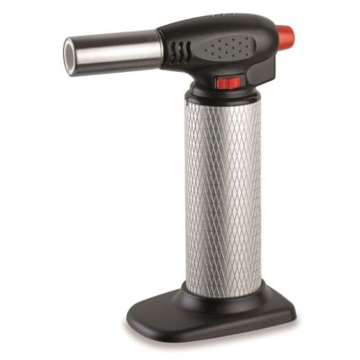 Chalumeau de cuisine Professionnel à gaz Torche gaz rechargeable Utilisation 360 degrés Allumage piezo KEMPER