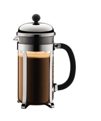 CHAMBORD - Cafetiere a piston BODUM , 8 tasses, 1.0 l, acier inox