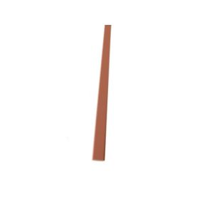 Champlat en mélaninée 2 arrondis Ninna couleur terracota 4X28mm L.2,44 m